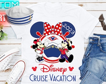 Minnie and Mickey Custom Disney Cruise Family Vacation Shirts, Cruise Family Trip, Vacay Mode, Family Vacation Disney Cruise Family. DC02