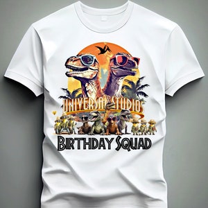 Dinosaurs with Friends Custom Universal Family Vacation Shirt, Universal Dinosaur Personalized Matching Shirts, My First Dinosaur Trip. DS04