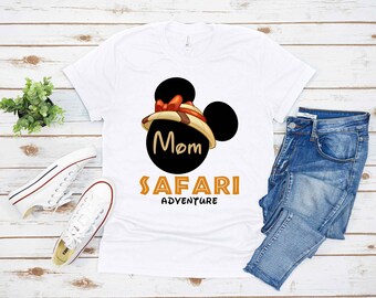 Safari Adventure Custom Disney Animal Kingdom Family Vacation Matching Shirts, Disney Couple Personalized Shirts, Disney Squad. DT159