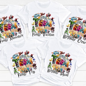 2025 Custom Universal Family Matching Shirt, Universal Family Vacation Shirts. Universal Personalized Matching Shirts. Universal Trip. DT295
