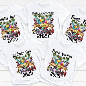 Custom Family Matching Universal Shirts, Birthday Squad Spring Break Crew Family Vacation Personalized Universal Shirt, First Trip. DT311