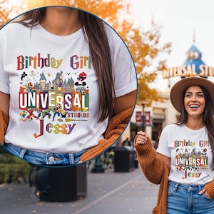 2025 Halloween Super Heroes Custom Universal Family Shirt, Universal Family Vacation Shirts. Universal Personalized Matching Shirts. DT219