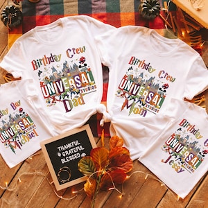 2025 Halloween Super Heroes Custom Universal Family Shirt, Universal Family Vacation Shirts. Universal Personalized Matching Shirts. DT219