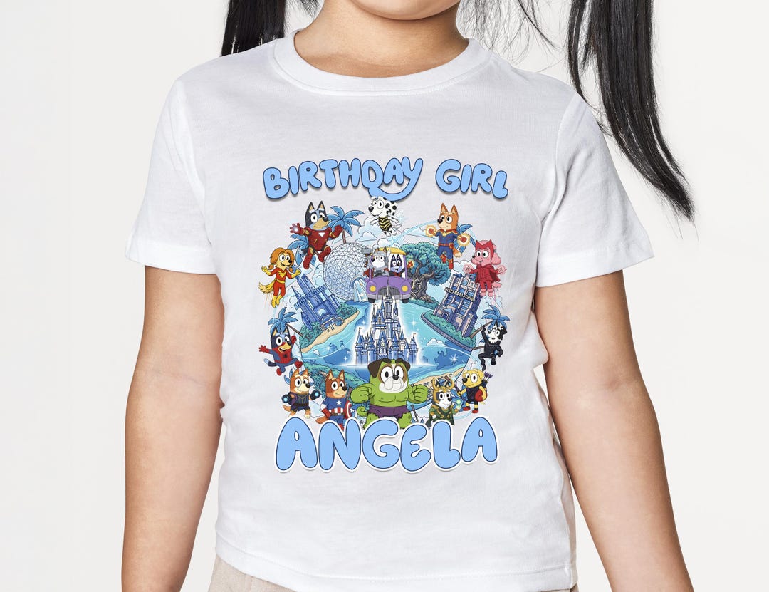 Blue Super Heroes 2026 Disney Family Vacation Matching Shirts, Birthday ...