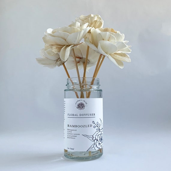 Bamboozled Himalayan Bamboo Floral Diffuser Reed Etsy