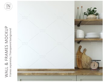 Download Kitchen Wall Mockup Etsy