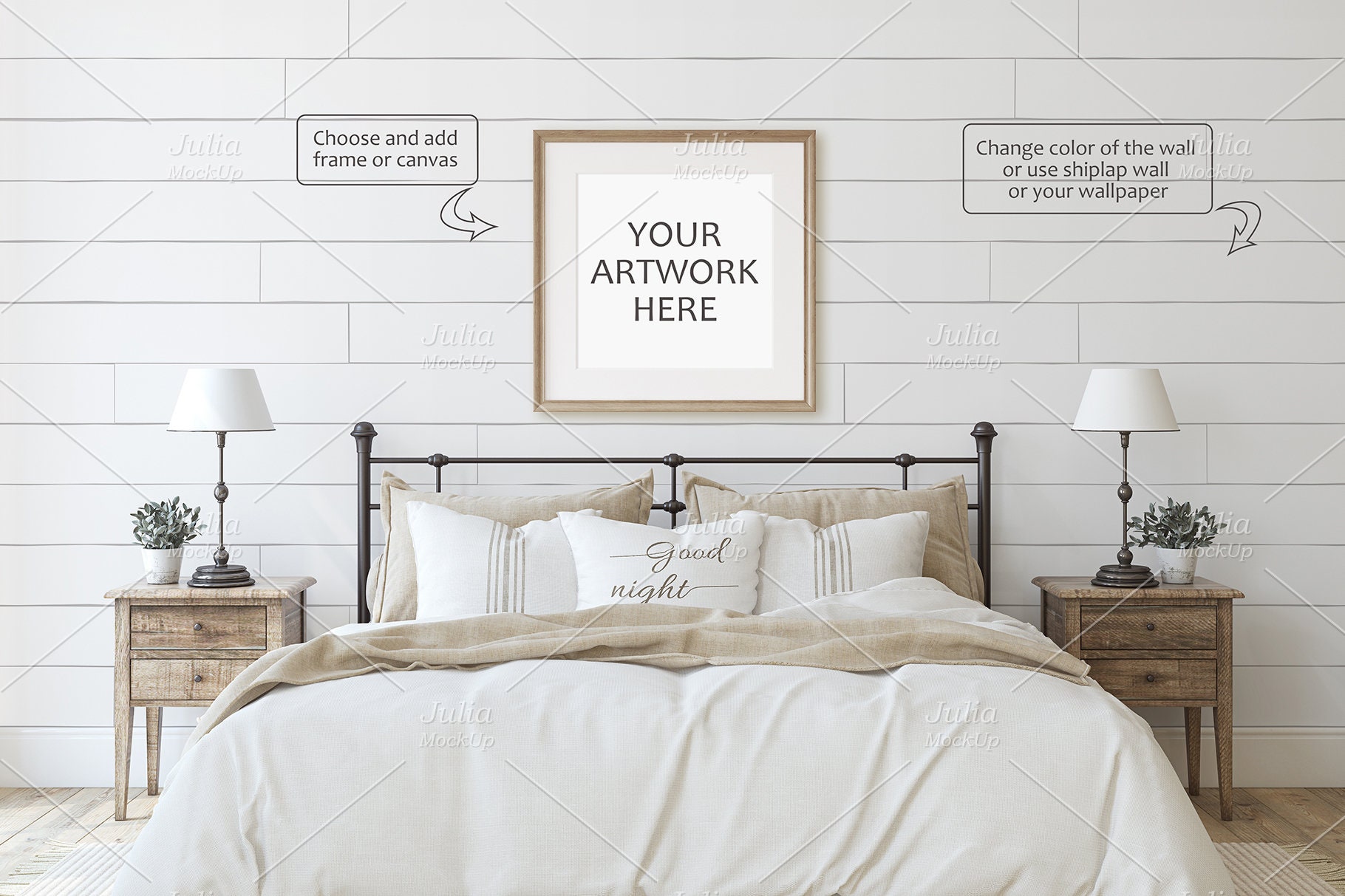 Farmhouse mockup interior mockup wall mockup Etsy