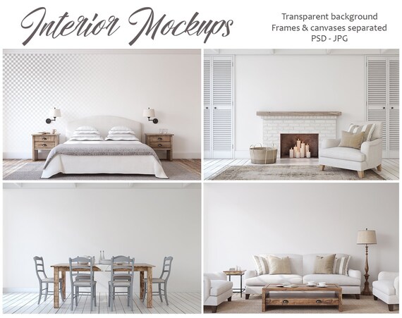 Farmhouse Mockup Interior Mockup Frame Mockup Wall Mockup Etsy