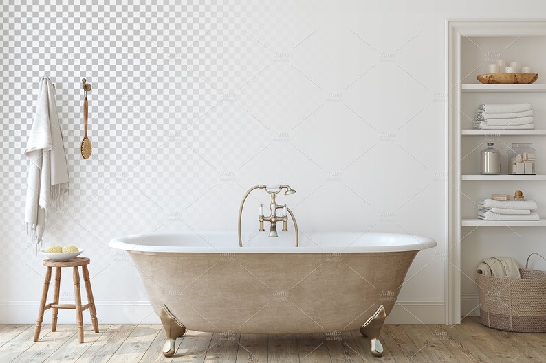 Download Bathroom mockup interior mockup wall mockup frame mockup | Etsy