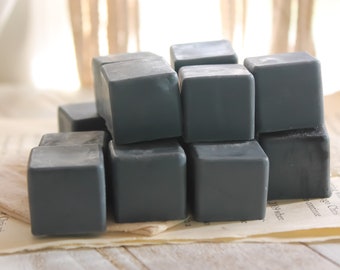 Handmade Natural Handmade Goat Milk And Activated Charcoal With Tea Tree Soap Sample | Natural Goat Milk Bath Soap Sample | Soap Samplers