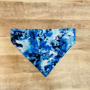Tye Dye Dog Bandana | Slip On Bandana | Over The Collar Dog Bandana