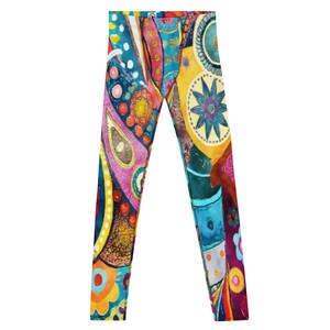 Men&#39;s Printed Leggings: Rainbow Festival Yoga Tights