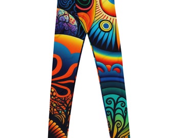 Men's Ecstatic Dance Leggings: Rave Festival Yoga Tights