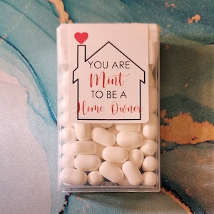 Real Estate Marketing Tic Tac Boxes, Personalized Tic Tac Boxes, Mint To Be A Homeowner, Realtor Client Idea, Pop Buys, Open House Giveaway