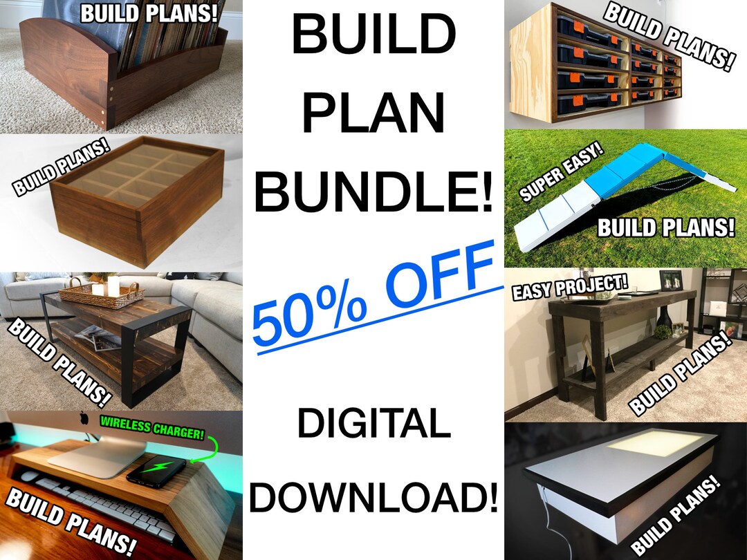 Project Pack Plan Project Pack Bundle - Assortment of Digital Plans Instant Download - Etsy