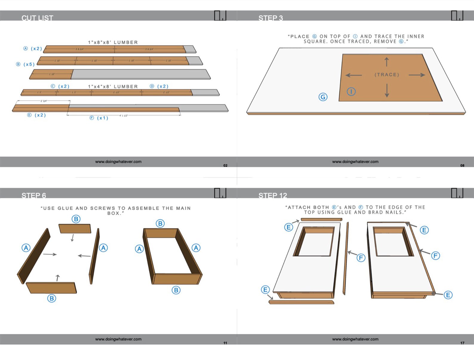 Woodworking Plans Light Table Build Plans Instant Download PDF - Etsy