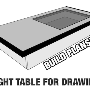 Woodworking Plans Light Table Build Plans Instant Download PDF Guide ...
