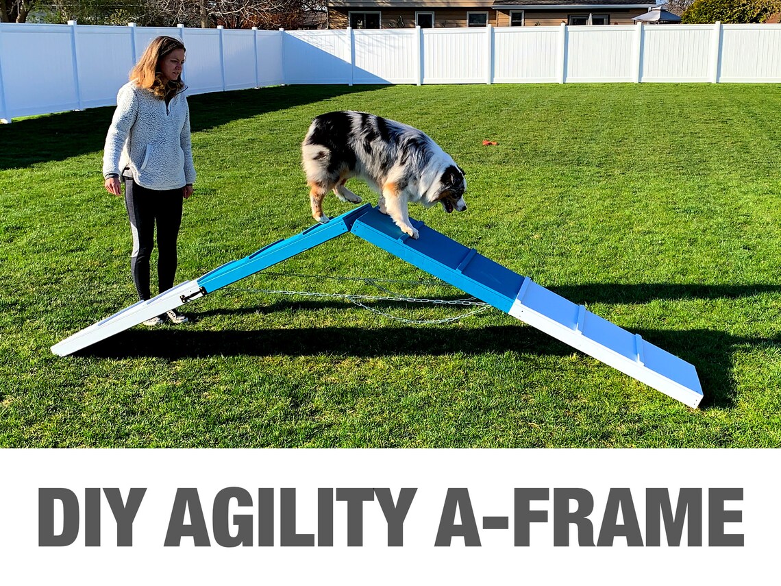 Woodworking Plans DIY Agility A Frame for Dogs Build Plans Etsy