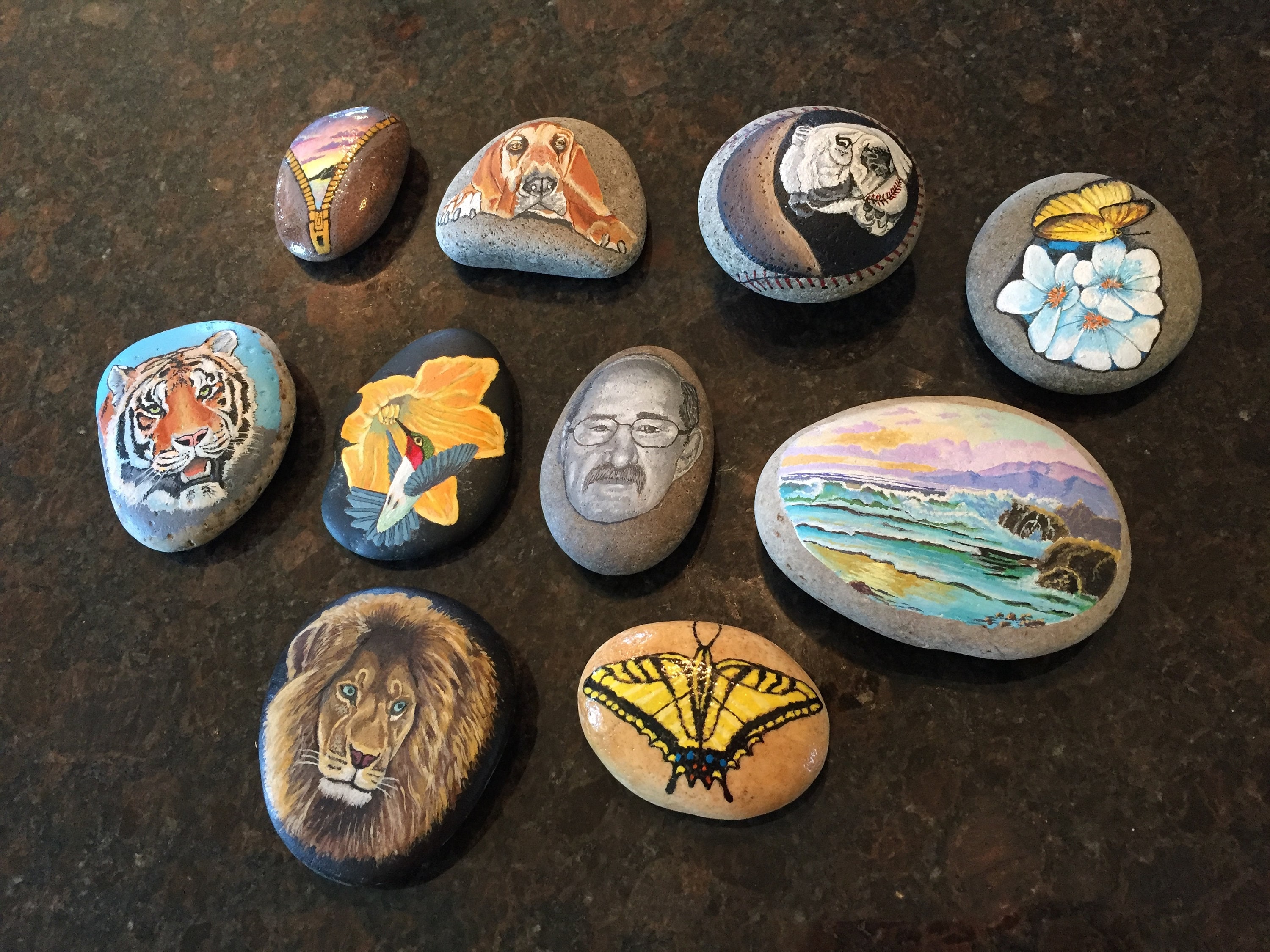 Paint it forward: painted rocks deliver messages of hope - The Columbian