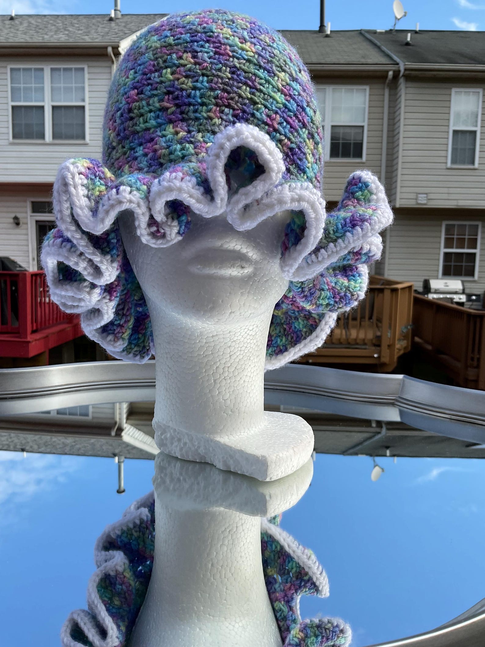 Crochet Ruffle Hat - Etsy