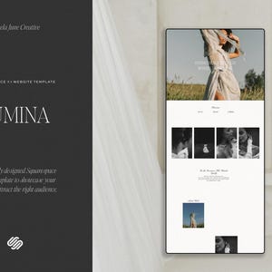 Squarespace 7.1 | Photography Website | Portfolio Template | Modern Website | Premium Squarespace Template | Business Website | Luxury