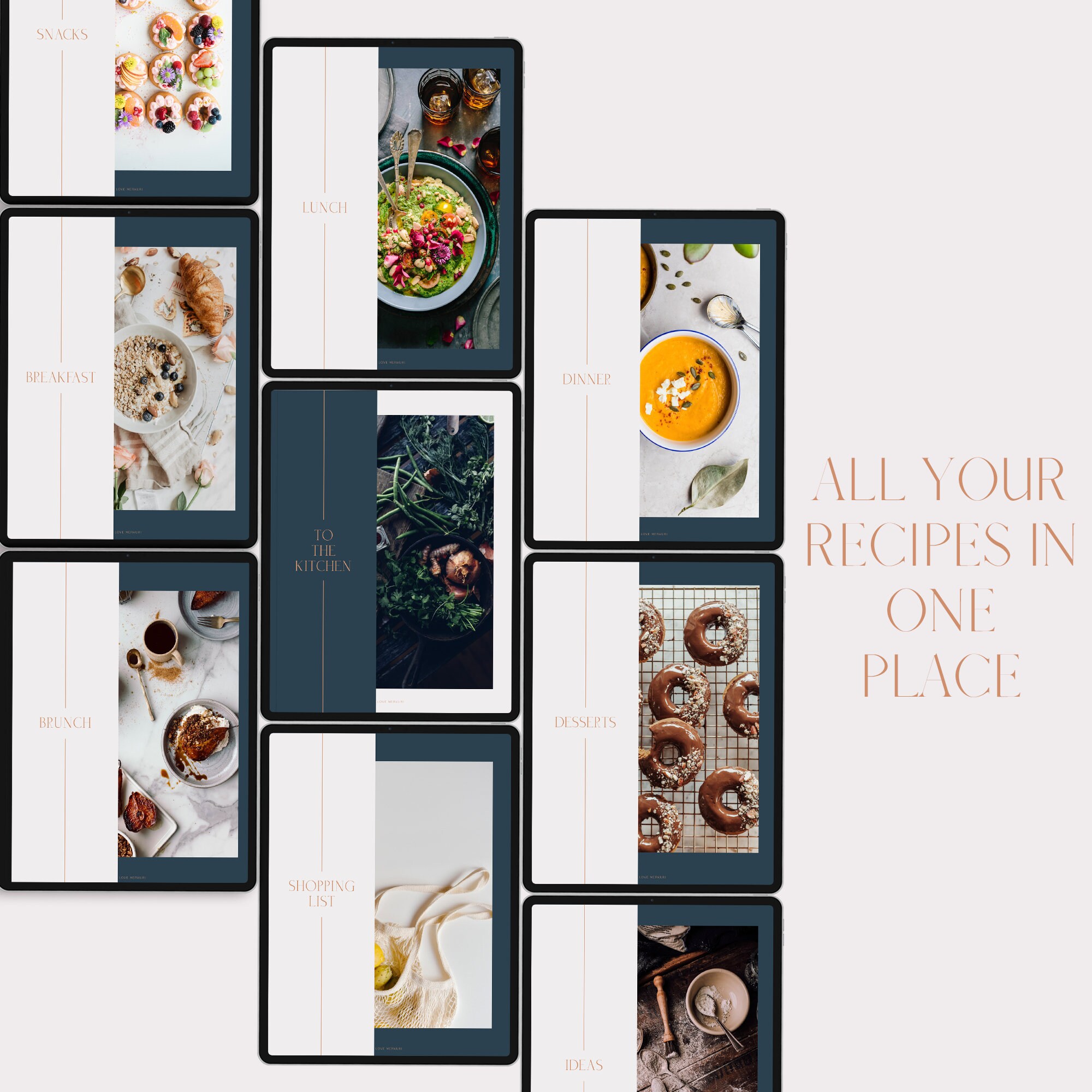 To the Kitchen Recipe Book Digital Cooking Book Etsy Australia