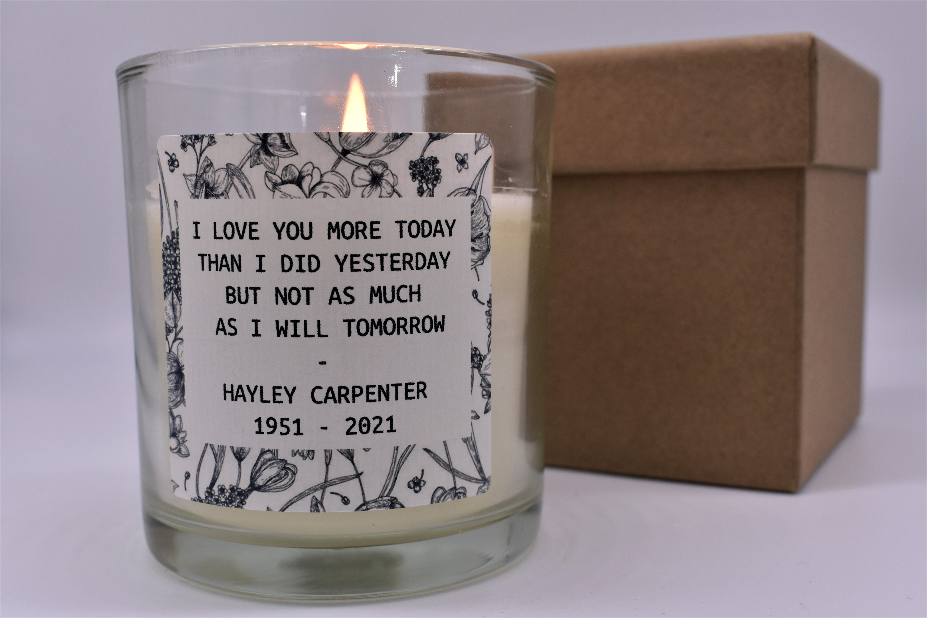 Sympathy Gift Sympathy Candle Condolence gift Funeral gift Etsy