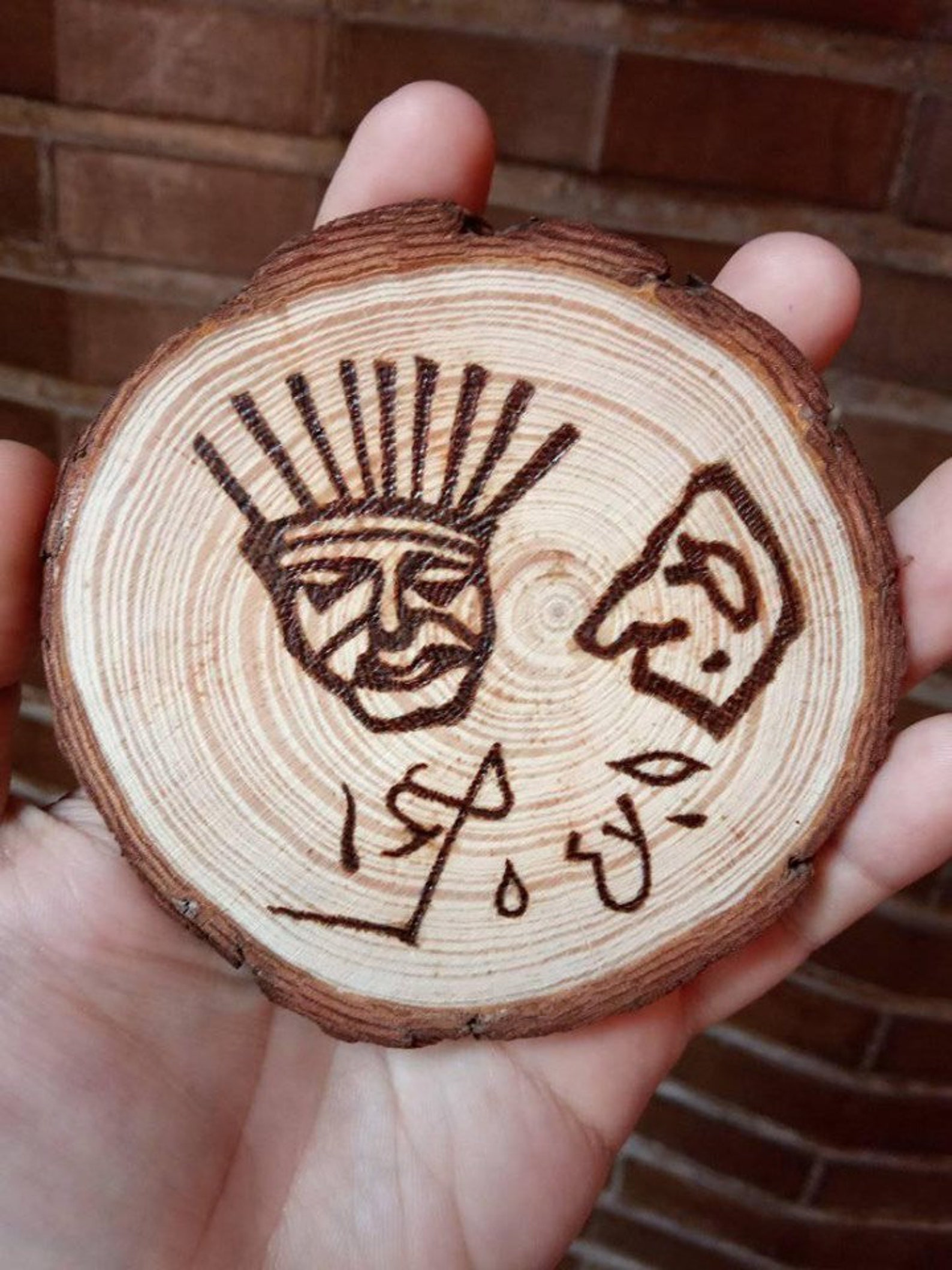 Lucifuge Rofocale Sigil zur Auswahl Holz von Hand gebrannt Etsy Schweiz