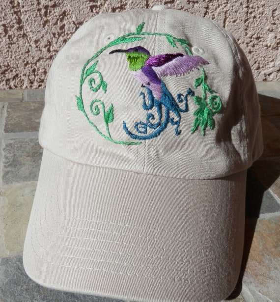 hummingbird baseball cap