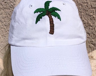 Palm tree hat, palm hat, tropical hat, beach hat, Florida hat, California hat, summer hat