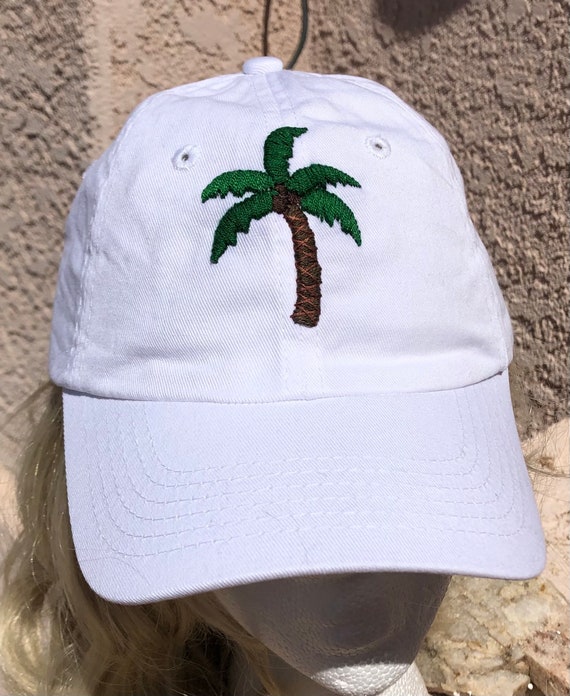 Palm tree hat palm hat tropical hat beach hat Florida hat Etsy