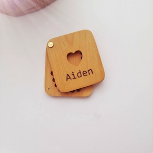 Caja personalizada de madera del hada de los dientes - Portadientes, Caja de recuerdos, Hecho a mano