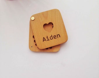 Personalised wooden toothfairy box - Tooth holder, Keepsake box, Handmade