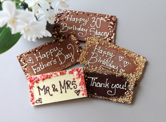 personalised chocolate