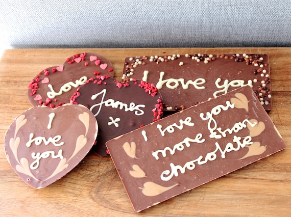 Personalised Chocolate Bars - 100g Bars - Milk, Dark or White Chocolate - Own Message - Any Toppings - Perfect Gift Idea