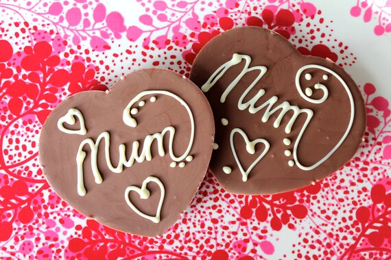 Mothers Day Chocolate Bar - Mum - Belgian Milk Chocolate - Decorated - Perfect Gift Idea