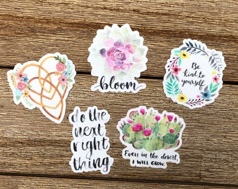 Cute Die-Cut Sticker Pack Laptop Stickers Water Bottle Stickers Inspirational Stickers Gift for Her Desert Sticker Motherhood Stickers