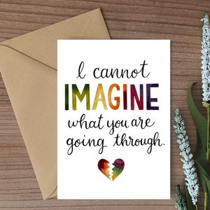 Sympathy Card: Grief, Loss, Infertility, Mourning