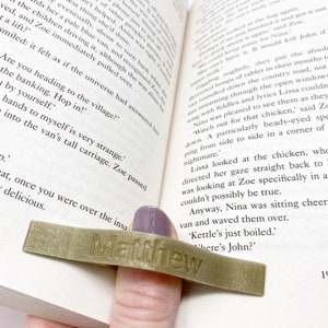 Book Page Holder - Thumb Page Holder - Book Holder - Reading Accessories - Book Accessories - Book Lovers Gift