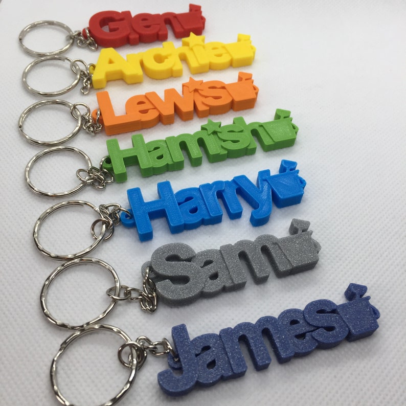 Bulk Order Personalised Keyring Gifts Under 5 Party Bag Etsy UK