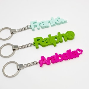 Personalised Keyring, Personalised Gifts, Gifts under 5, Party Bag Filler, Name Sign, Keychain Favours, School Bag, Custom Keyring