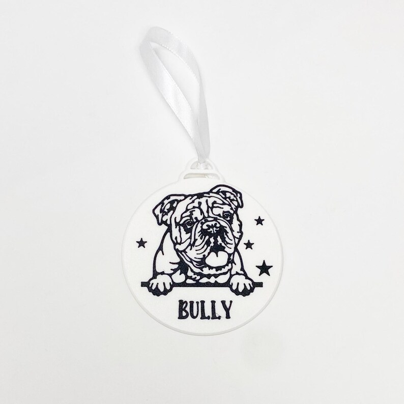 Personalised Dog Christmas Ornament, Pet Christmas Decoration, Dog Tree