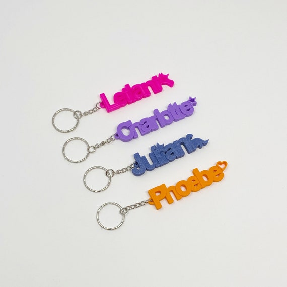Bulk Order Personalised Keyring Gifts Under 5 Party Bag Filler