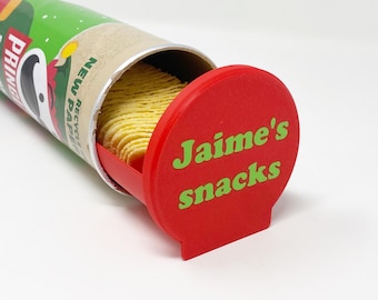 Personalisierte Pringles Halter | Papa Vatertag Geschenk | Grill Snackhalter | Neuheit Geschenk für Ihn | Strumpffüller
