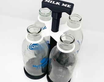 Doorstep Milk Box - Porch Milk Storage Box - Glass Milk Bottle Holder - Pint Milk Bottle Carrier - Pint Milk Bottle Tray - Milk Bottle Crate