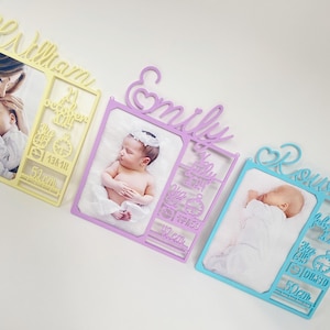 Personalised Baby Announcement Photo Frame – 10x15cm