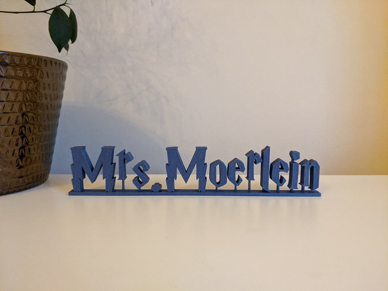 Desk Name Plate Desk Name Plaque Teacher Desk Sign Etsy UK