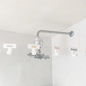 Shower Hook, Personalised Shower Hook, Towel Hook for Bathroom, Bathroom Organiser