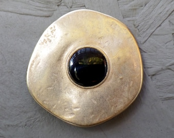 Magnetic brooch, 45 mm - gold-colored