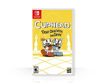 Cuphead-Nintendo Switch game Case with 8GB microSD card- GAME NOT INCLUDED
